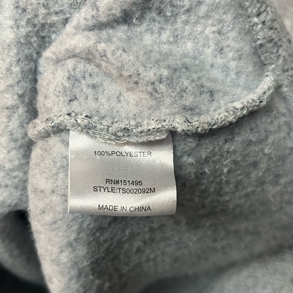 BKE Gray Patterned Hoodie. Large - Picture 3 of 5